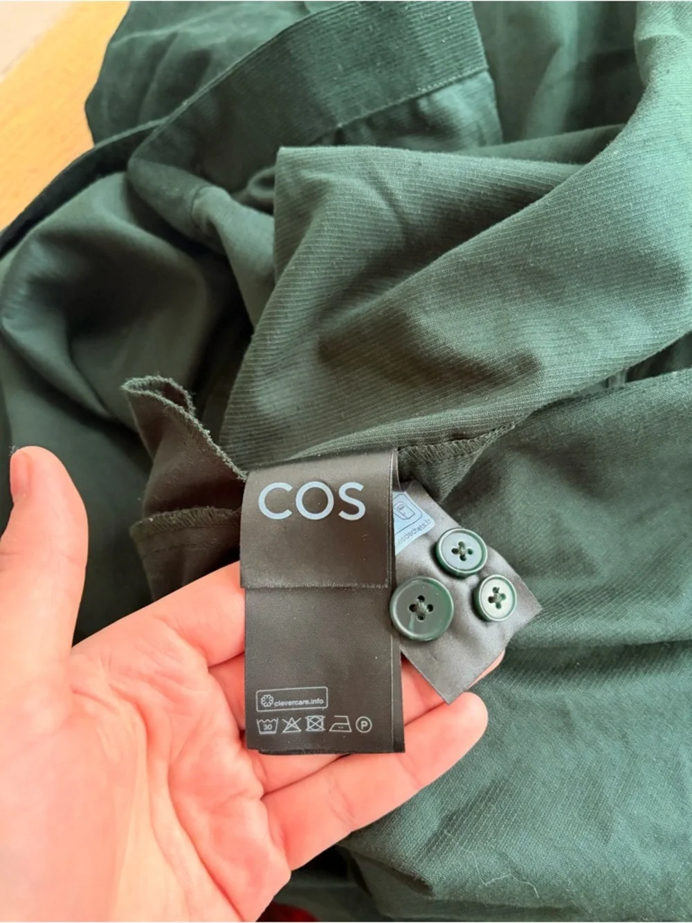 COS Corduroy Shirt Dress - Picture 6 of 6